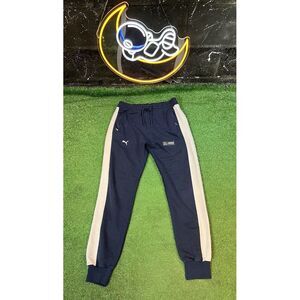 Puma BMW Motorsports Black Sweatpants Joggers Tapered Leg Men's Size MD‎